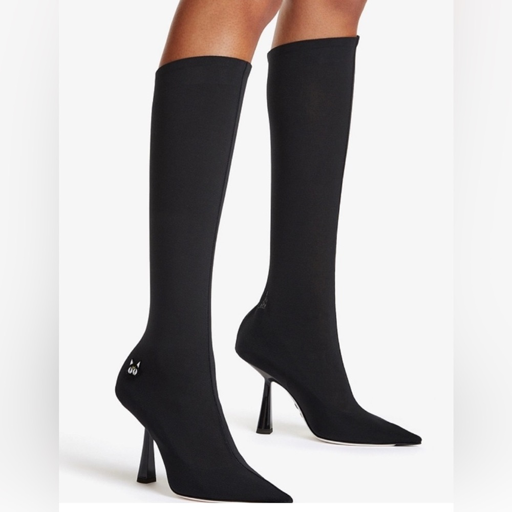 Jimmy Choo Black Knee-High Boots